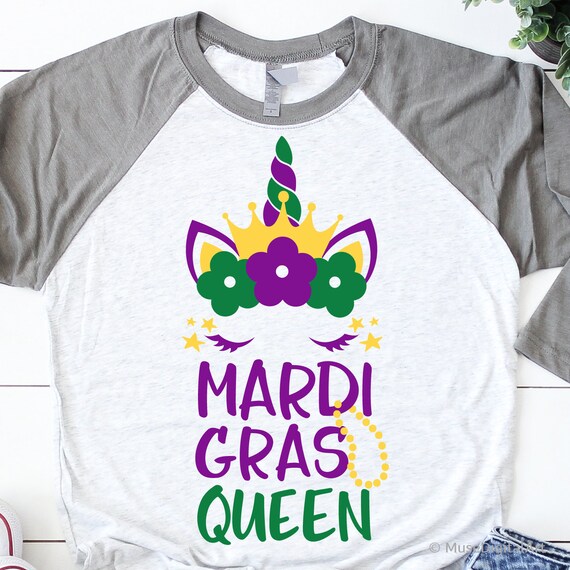Download Kids Mardi Gras Shirt Svg Mardi Gras Unicorn Svg Girl Mardi Etsy