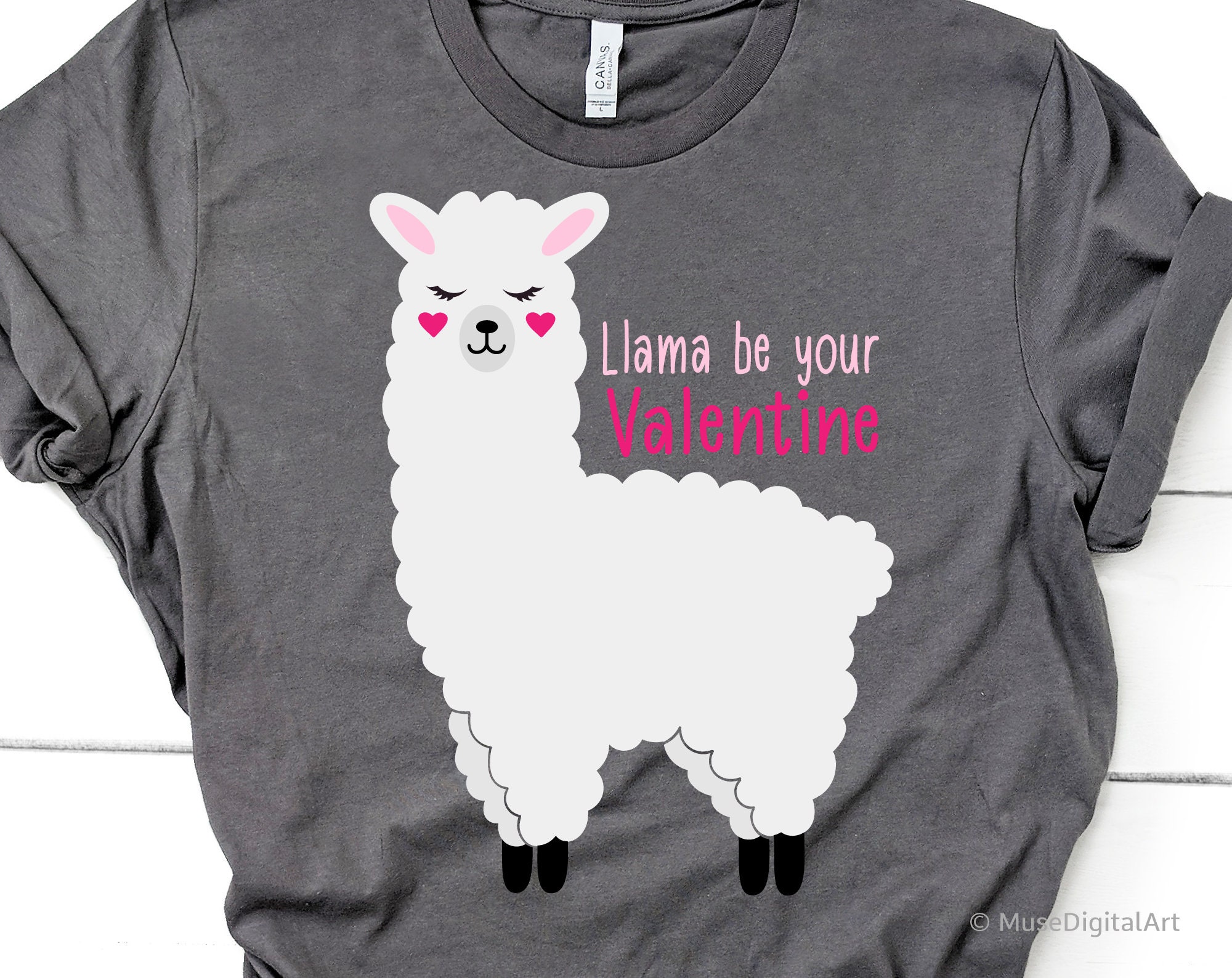 Download Llama Be Your Valentine Svg Valentines Day Svg Xo Xo Hugs Etsy