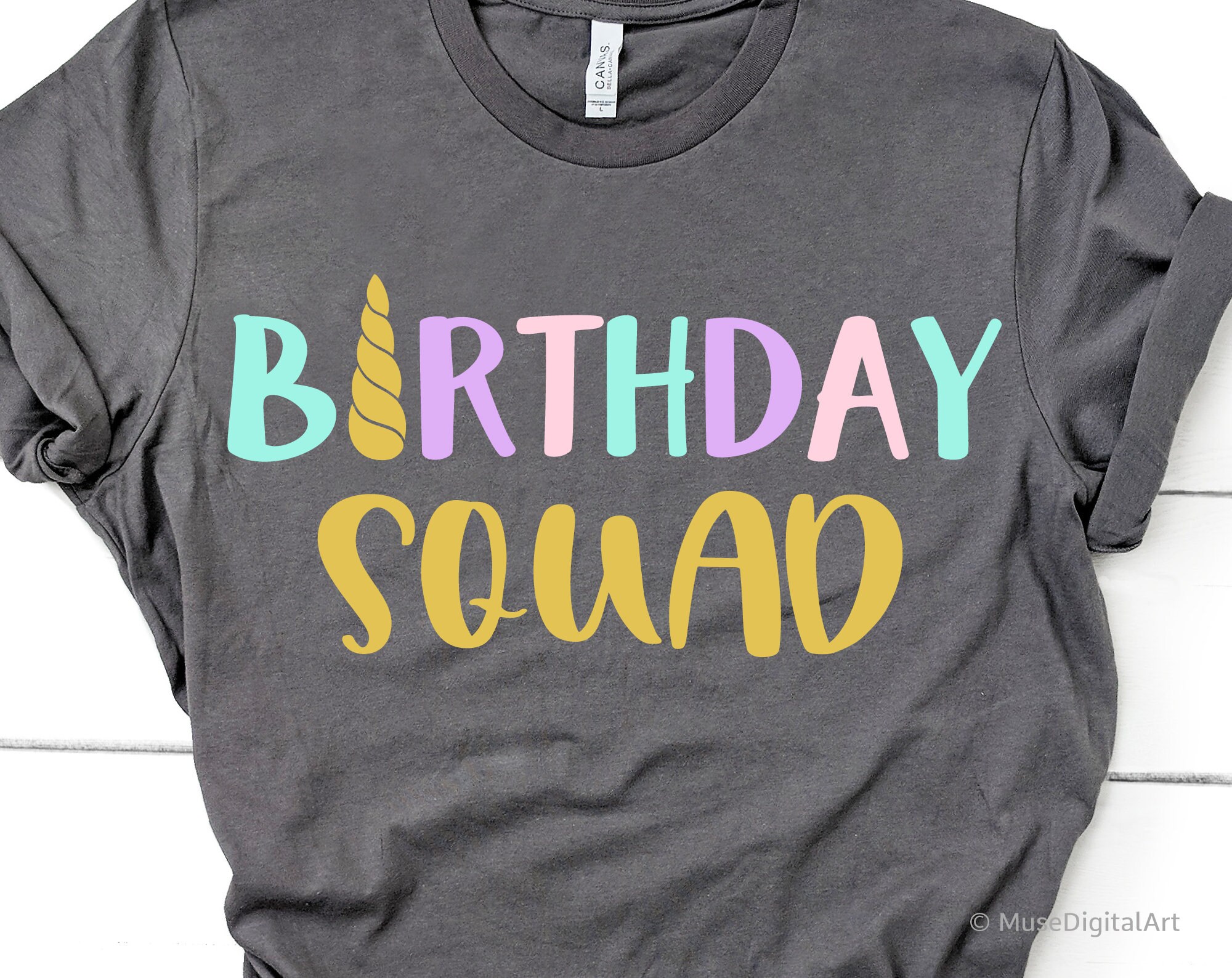 Download Birthday Squad Svg Unicorn Svg Unicorn Birthday Svg Girl Etsy