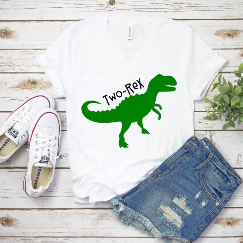 Download Two Rex Svg Boy 2nd Birthday Svg Dinosaur Svg T-Rex Svg I ...