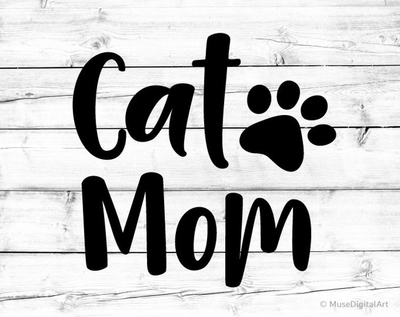 Cat Mom Svg Fur Mom Svg Fur Mama Svg Cat Lover Cat Svg Cat - Etsy