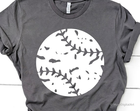 Download Distressed Baseball Ball Svg Baseball Ball Svg Grunge Etsy
