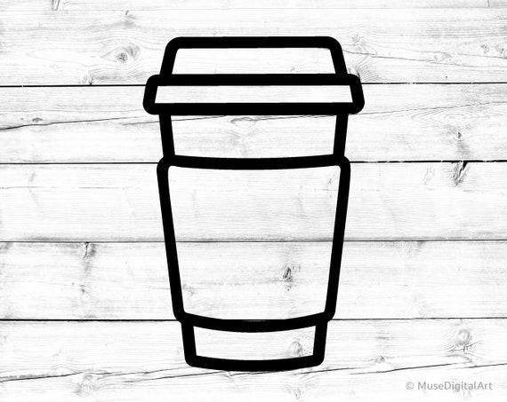 Coffee Cup Svg Coffee to Go Svg Coffee Cup Silhouette Svg ...