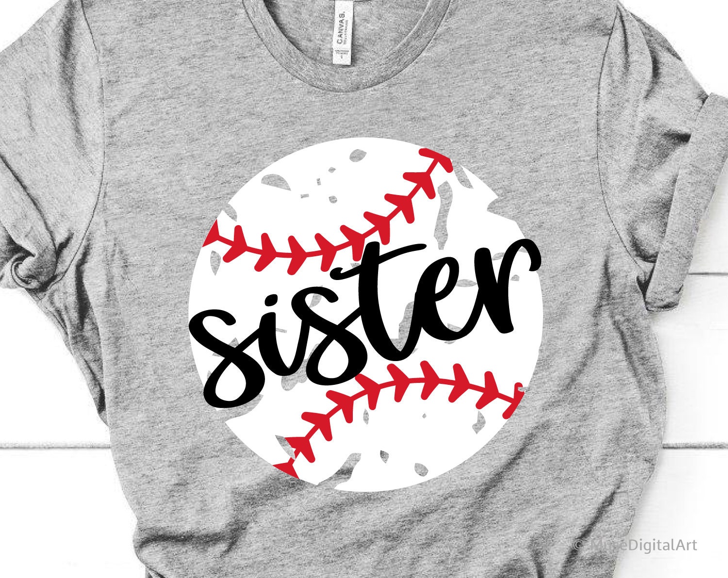 Baseball Sister Svg Little Sister Biggest Fan Baseball Svg Etsy 