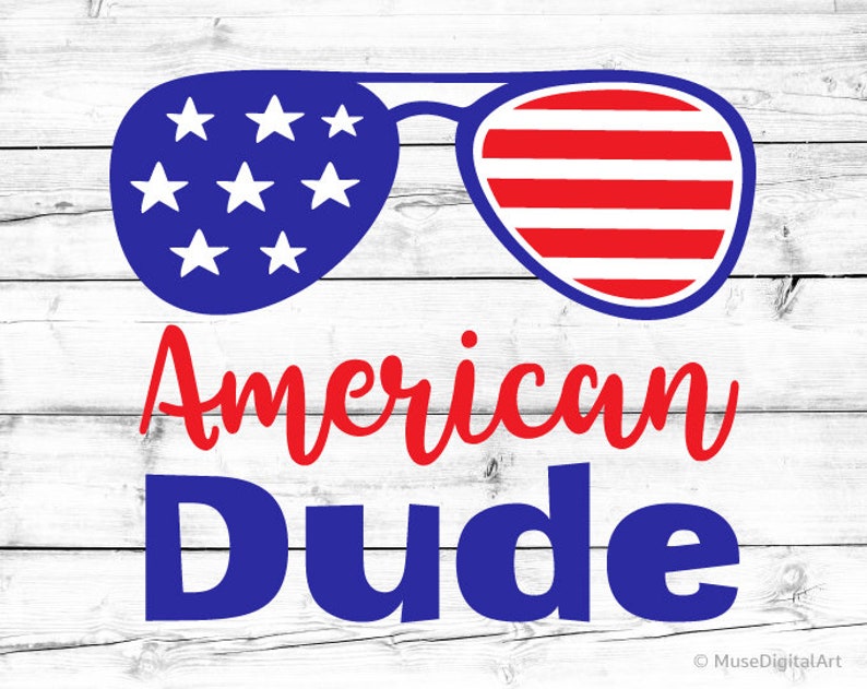 American Dude Svg Boys Fourth of July Svg Merica Svg | Etsy
