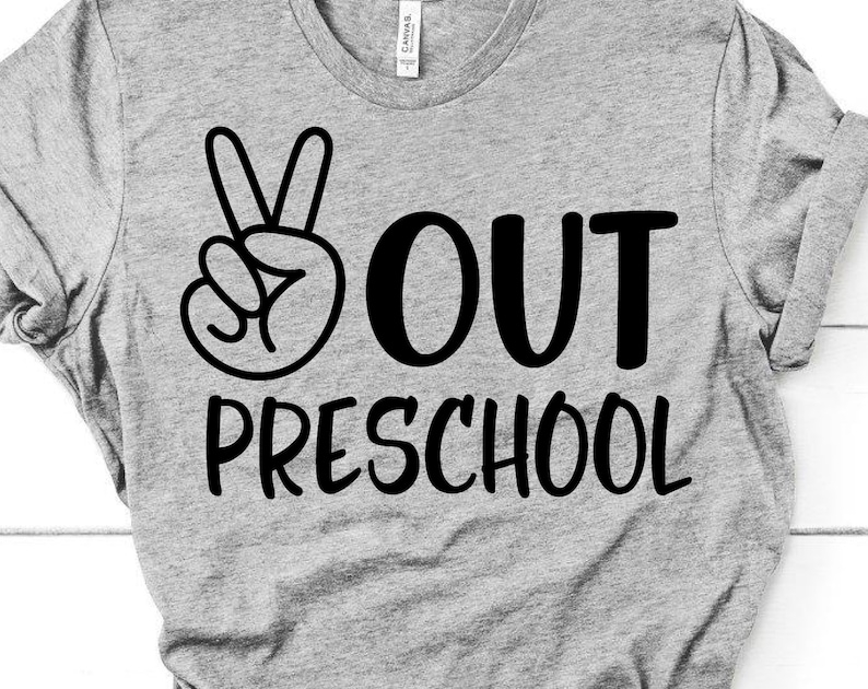Peace Out Preschool Svg Last Day of School Svg Kids End of ...