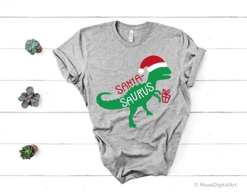 Download Christmas T-Rex Svg Santa-Saurus Svg Santa Dinosaur Svg ...