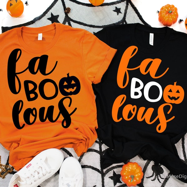 Fab-Boo-Lous Svg, Fab Boo Lous Svg, Kids Halloween Svg Bundle, Girl Halloween Shirt Svg, Kids Halloween Costume Svg File for , Png