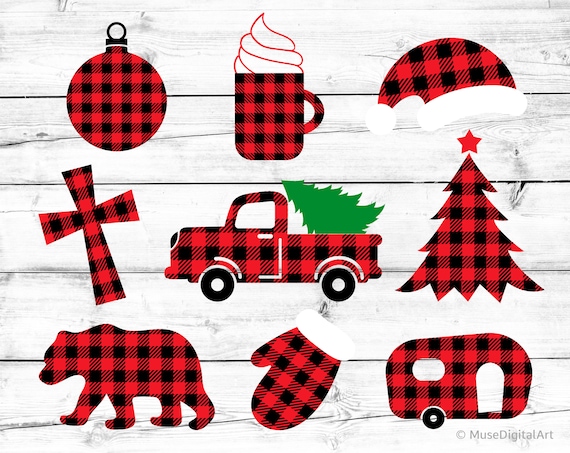 Download Buffalo Plaid Bundle Svg Christmas Shirt Svg Christmas Tree Etsy