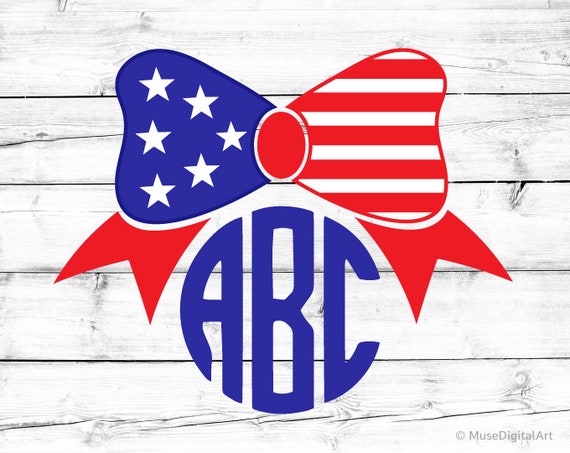 Download All American Mom and Daughter Merica Girl Bow Version SVG ...