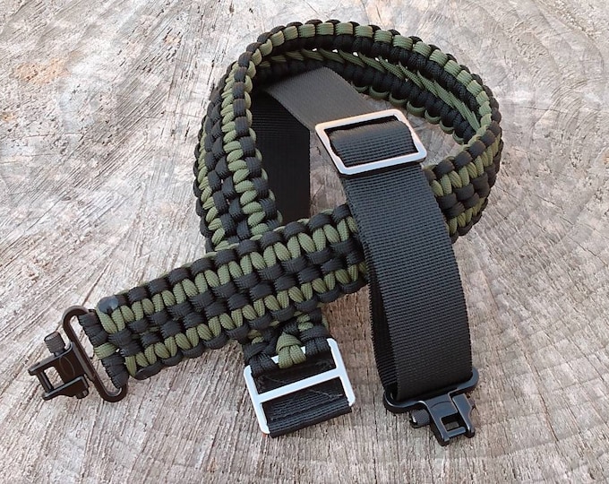 Paracord 2 Point Shoulder Sling for Deer Hunting Gift for Outdoorsman
