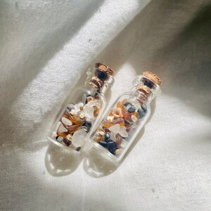 Beach Bottle Gift with Sea Glass and Beach Pebbles