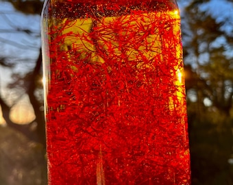 Negin Saffron Botanical Extract, Handcrafted in Certified Organic Botanical Spirits, Botanical Perfume Material
