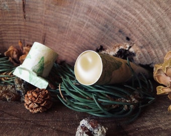 Eco-friendly Desert Morning Balm For Outdoorsy ( Made with Certified Organic Ingredients, Handcrafted Piñon Pine Extract)