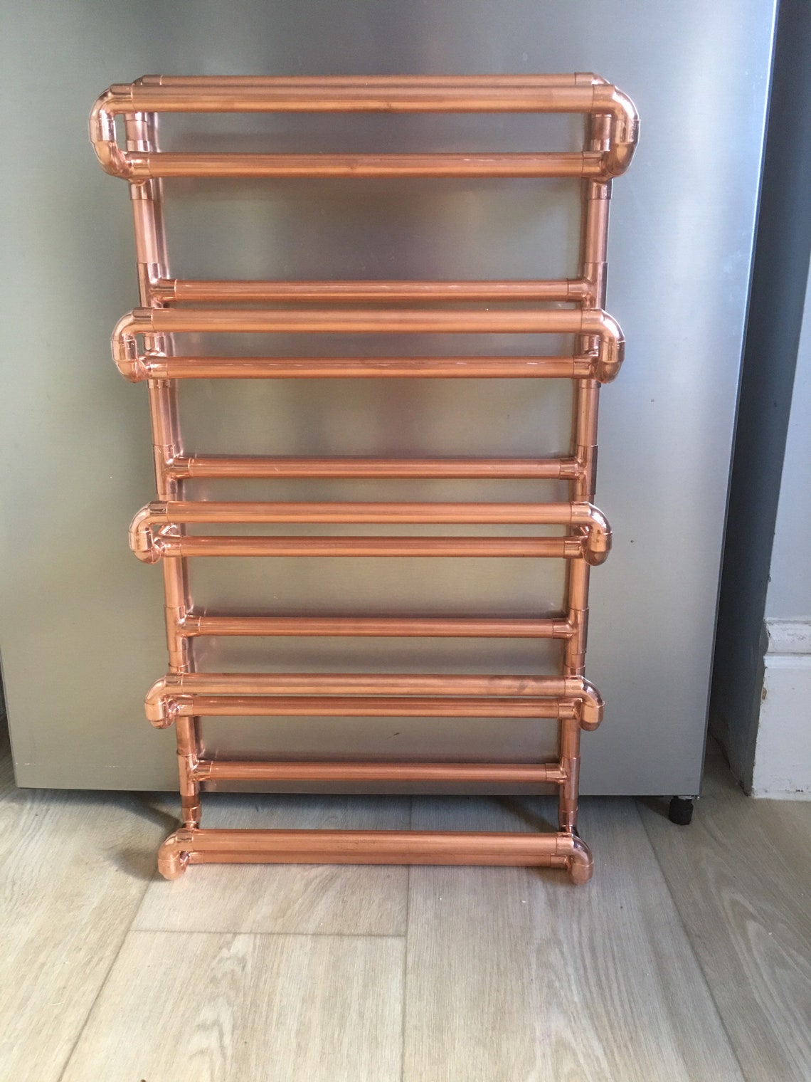 copper spice rack