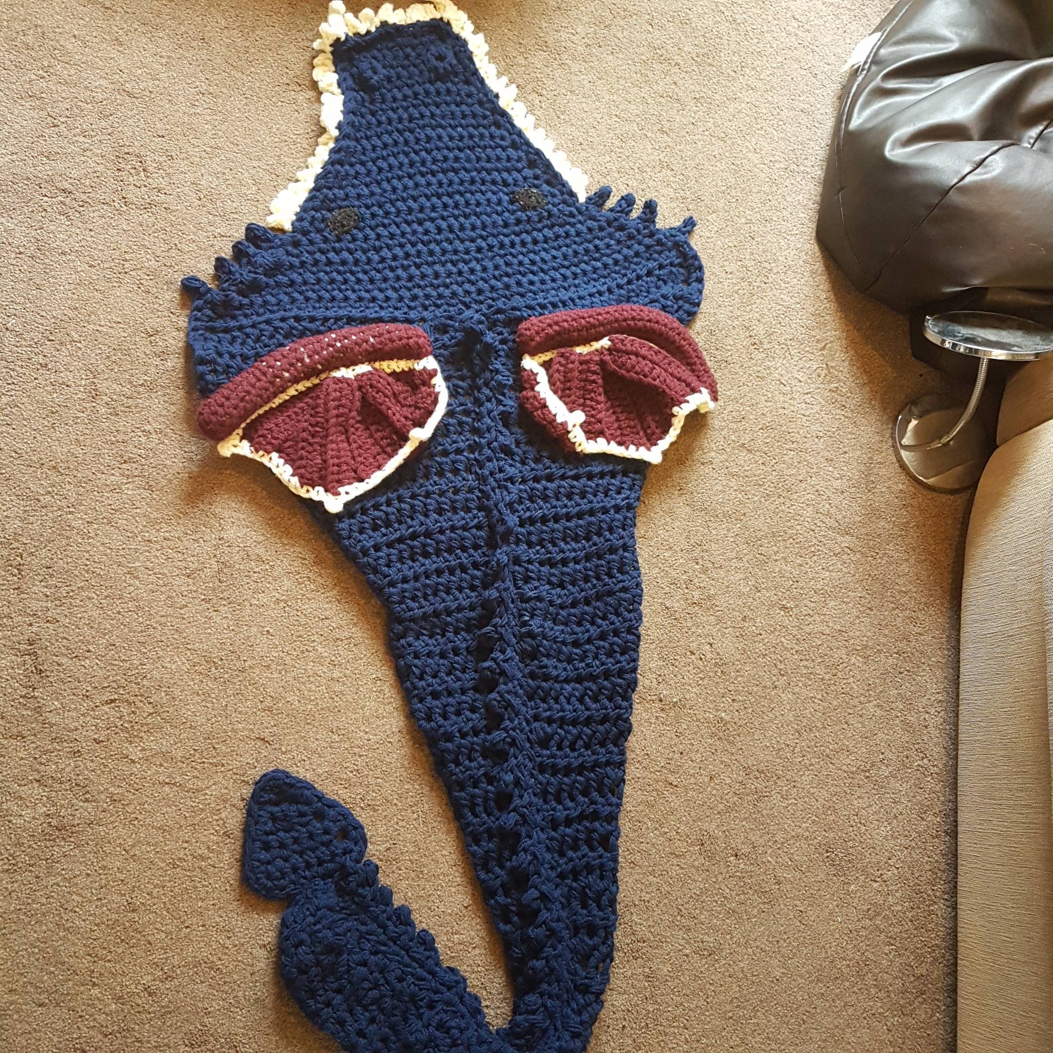 Dragon blanket snuggle sack Etsy