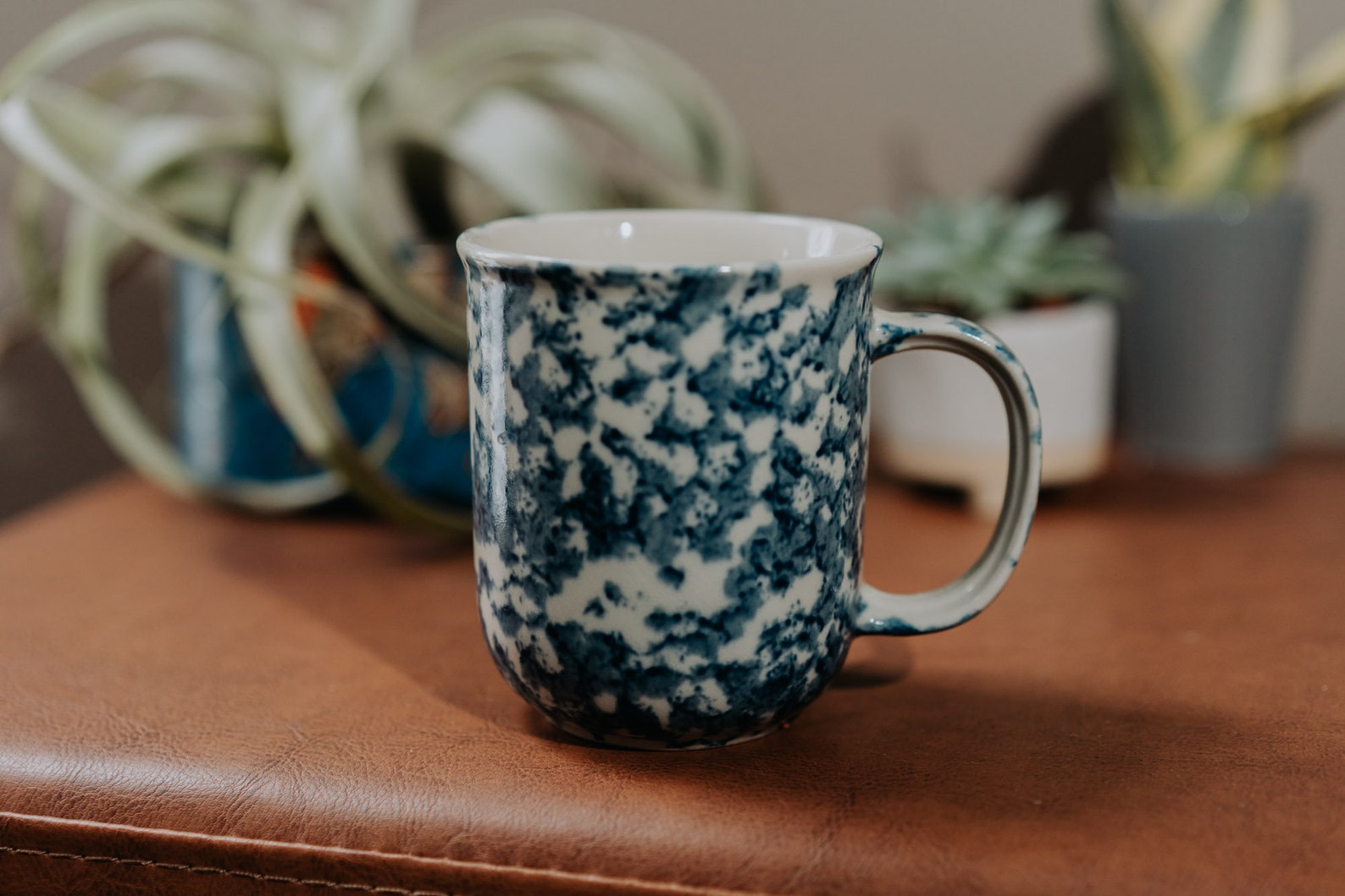 Vintage Blue Mug Etsy