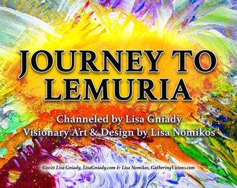 Journey to Lemuria Light Code Activation Cards (Oracle Deck)