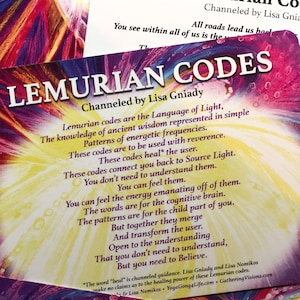 Lemurian Codes Aktivierungskarten (Orakel Deck)