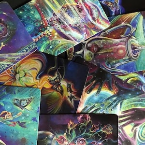 Baralho de cartas Oracle - Cartas Oracle inspiradoras de reflexão da alma - (edição limitada)
