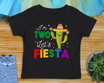 Fiesta Second Birthday Outfit, 2nd Birthday Baby Clothes, Two Year Old Birthday Shirt, 2 Year Old Birthday Outfit, Dos Cake Smash Shirt