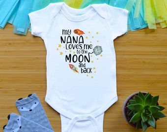 Baby Gifts For All I Think Its Nanas Turn to Hold Me Nana Baby Bodysuit Bib Bundle