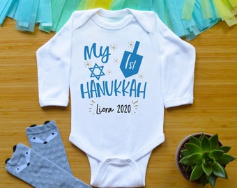 hanukkah baby onesie