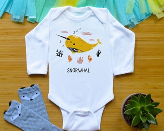 narwhal baby clothes