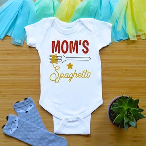 Mother Novelty Themed Baby Grow/Suit Italy Mum I LOVE MY ITALIAN MUMMY 