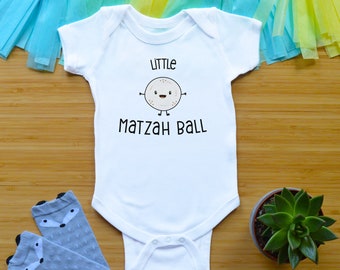 Passover Baby Outfit, Jewish Baby Shower Gift, Passover Newborn Baby Clothes, Little Matzah Ball Toddler Shirt , Funny Jewish Kid Tees