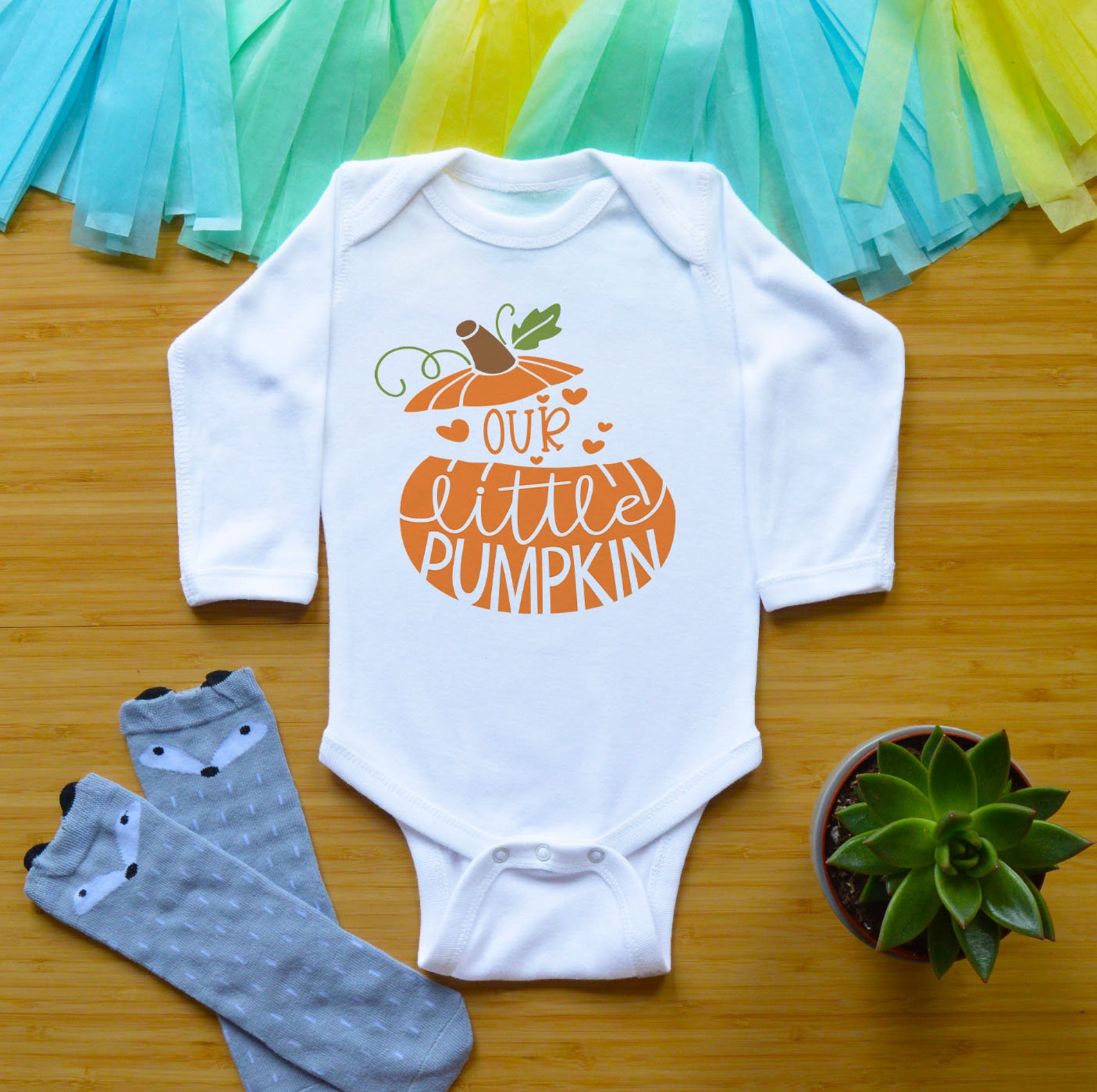 Our Little Pumpkin Baby Outfit Newborn 1st Thanksgiving Baby | Etsy