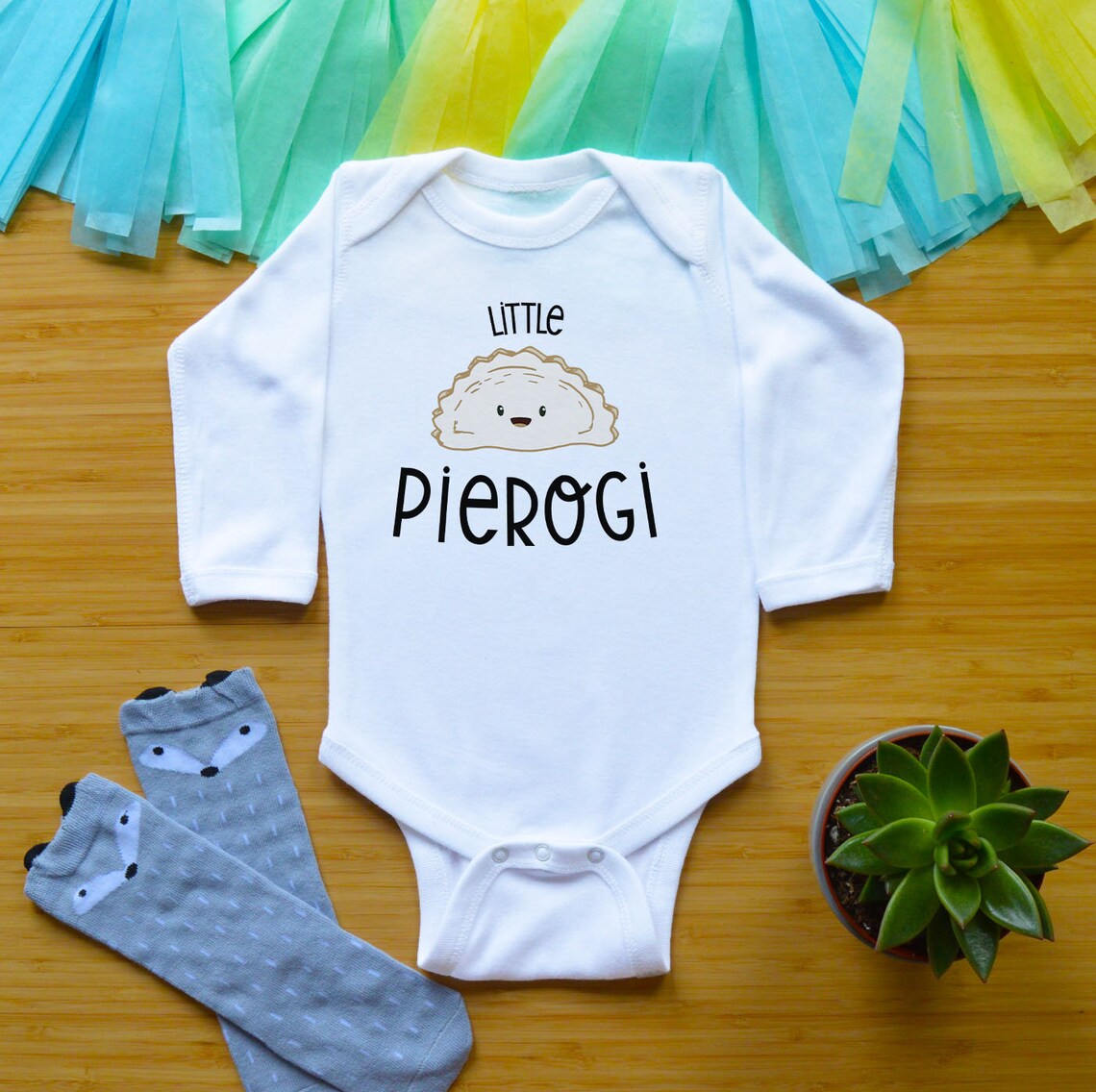 Little Pierogi Baby Outfit Funny Polish Baby Clothes Cute Etsy