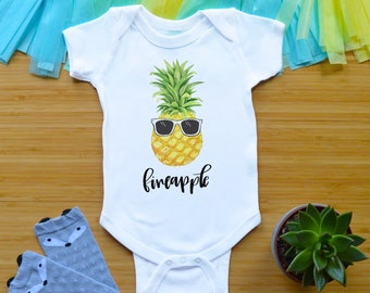Baby Girls Little Boys Live Aloha Pineapple ComfortSoft Long Sleeve T-Shirt Baby Girls Little Boys Live Aloha Pineapple ComfortSoft Long Sleeve T-Shirt