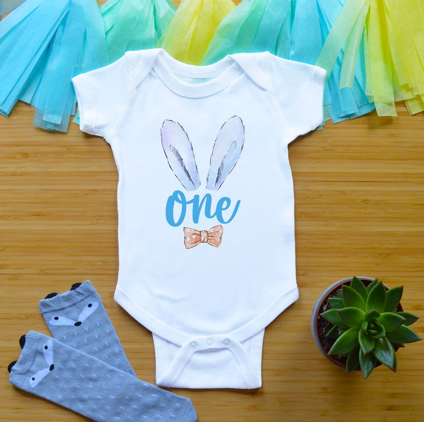 1st Birthday Outfit First Birthday Baby Clothes One Bunny | Etsy