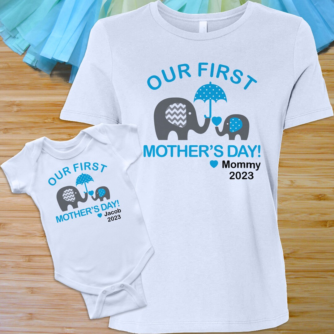 Our First Mother's Day Outfit, Matching Mommy Baby Outfit, 1st Mother's