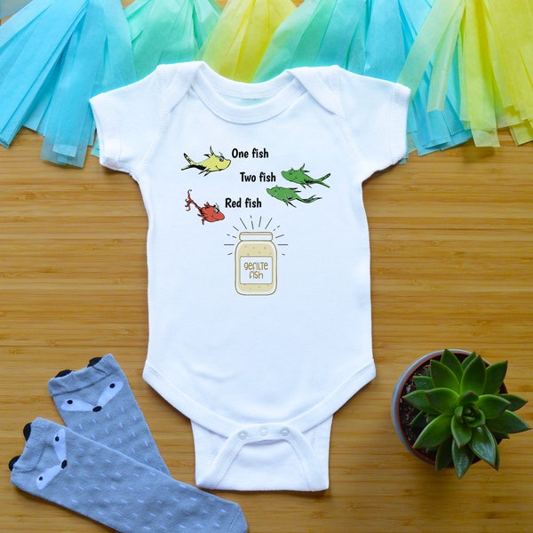 Funny Passover Baby Outfit, Gefilte Fish Toddler Shirt, Newborn Passover Outfit, Passover Kids Clothes, Jewish Baby Shower Gift