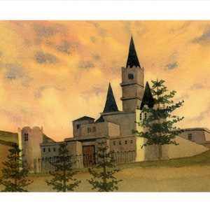 Fine Art 'Hyrule Castle' uit de Legend of Zelda Ocarina of Time Giclée-print