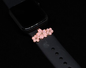 Pink Glitter Flowers Bar B1