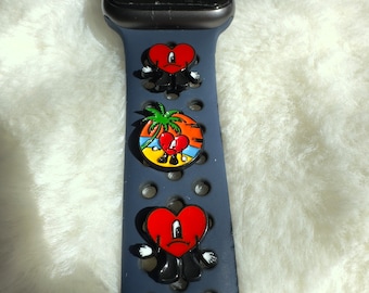 Magic Band Charms| Apple Watch Charms| Smart Watch Charms|Bad Bunny | Gift ideas | jewelry | Apple Charms|badbuny