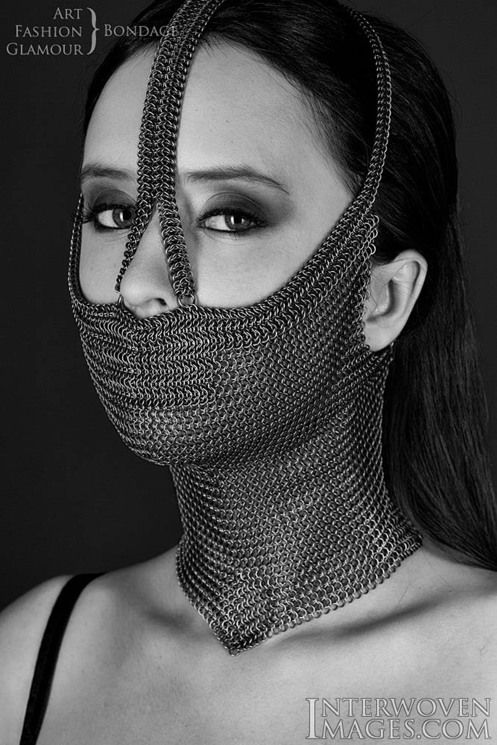 Chainmaille BDSM Muzzle & Collar Etsy