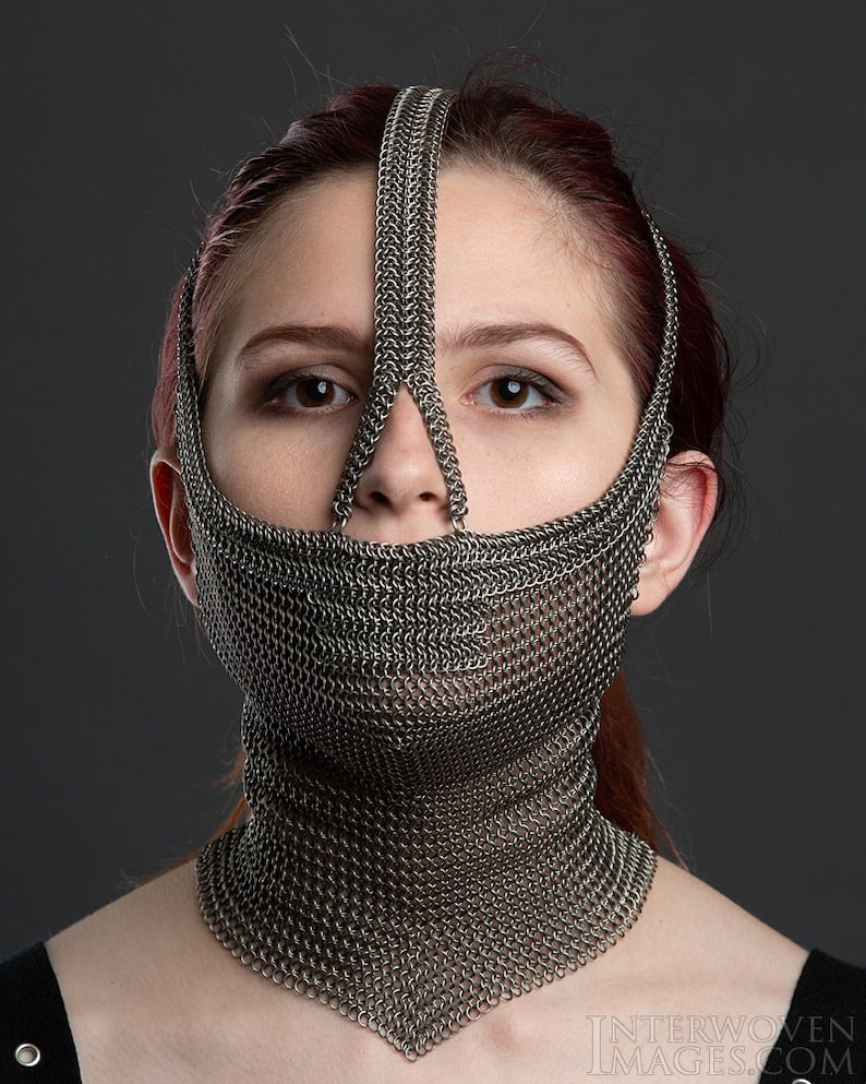 Chainmaille BDSM Muzzle & Collar Etsy