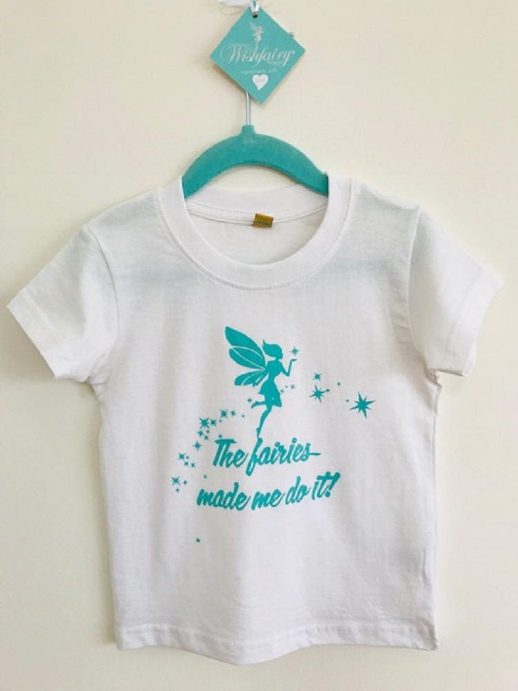 Wishfairy Logo Girls T-shirt Baby T-shirt the Fairies Made - Etsy UK
