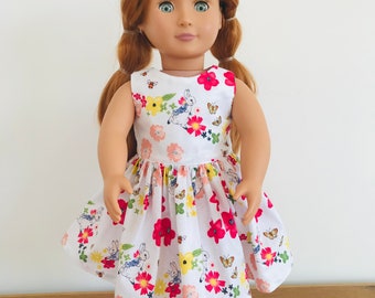 Dolls Dresses, Wishfairy Handmade Dolls Dresses, Dolls Dress for Our Generation, Dolls Dress for American Girl, 18 inch Doll Dress.