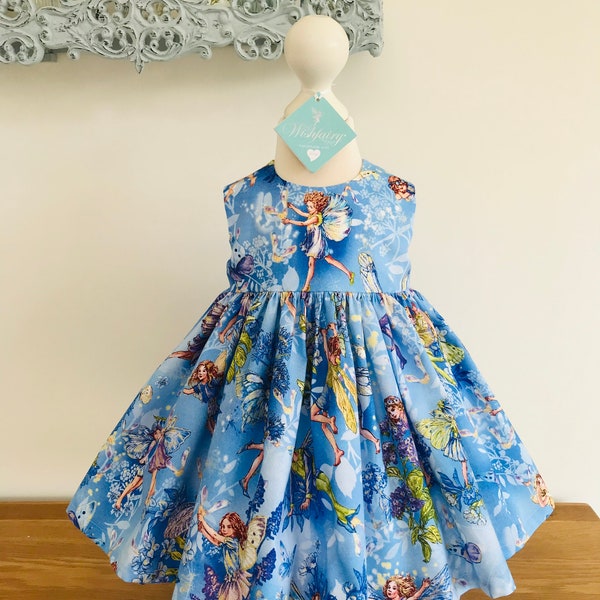 Robe de bébé Bunty, robe de fée avec robe de fille de bébé SparkleHandmade d’or, robe de fête de bébé, bébé, style vintage, robe vintage de bébé