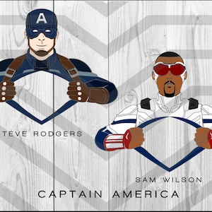 Captain America Open Chest SVG + PNG / Sublimazione / Clip Art / Arte digitale