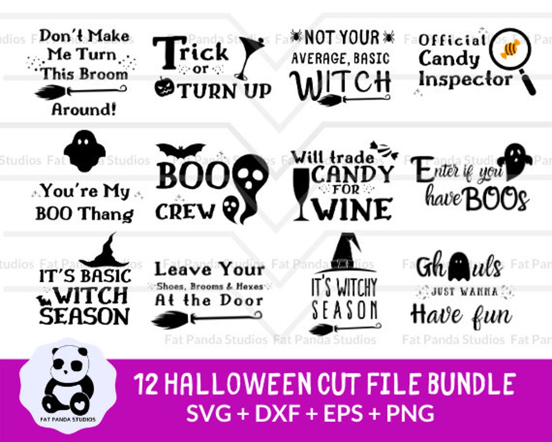 12+ Halloween Cut File Bundle | Witch SVG | Autumn SVG | Halloween ...