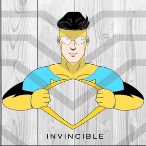 Invincible Open Chest Digital Art | DTG | DTF | Sublimation Ready