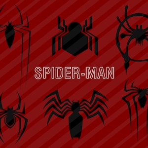 Spider-Verse Bundle | Spiderman - Venom - Miles Morales SVG, PNG, Cut FIles