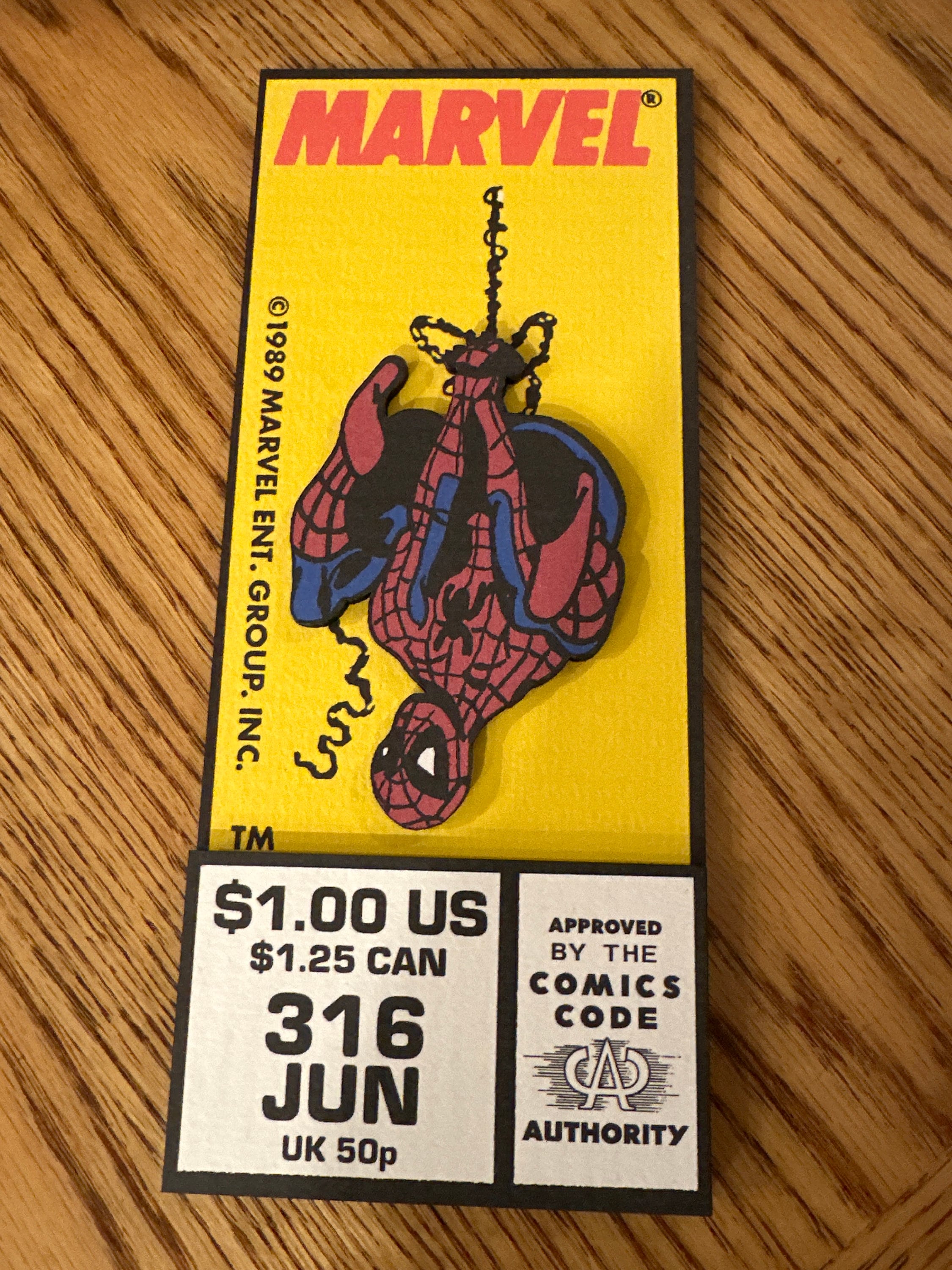 Comic Book Art: Amazing Spider-man #316 Corner Box Venom - Etsy