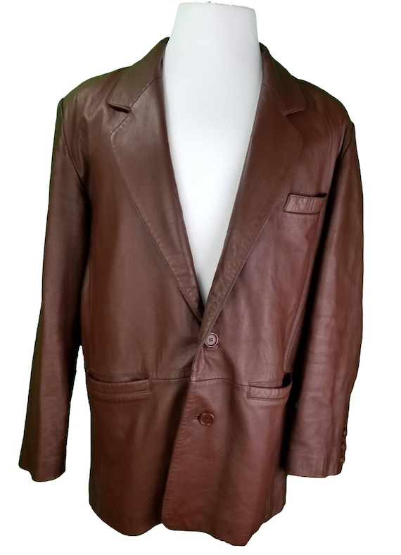 Vintage Lucky Leather Co. Coat Jacket